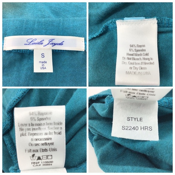 Laila Jayde Teal & Brown Slitted Maxi Skirt, Small - Picture 16 of 16